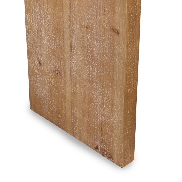 Distressed Wood Beaded Andrew Console Table