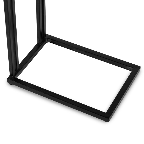 Acacia Wood C-Table with Drawer