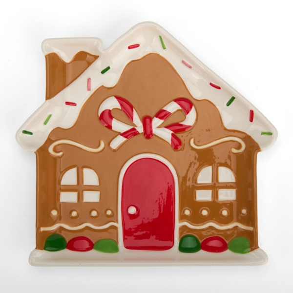 Gingerbread House Salad Plate