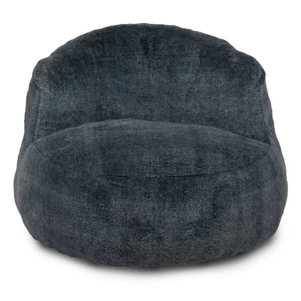 Heathered Blue Comfy Foam Lounge Chair