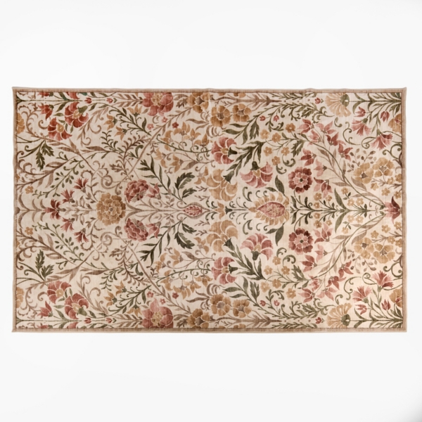Florence Floral Washable Area Rug, 5x8 | Kirklands Home