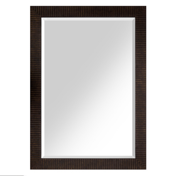 Devin Brown Ribbed Profile Wall Mirror