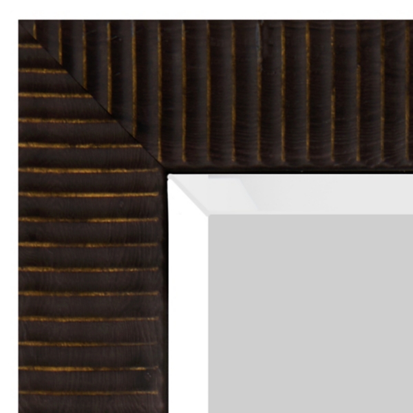 Devin Brown Ribbed Profile Wall Mirror