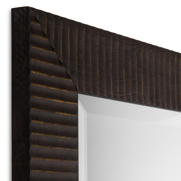 Devin Brown Ribbed Profile Wall Mirror