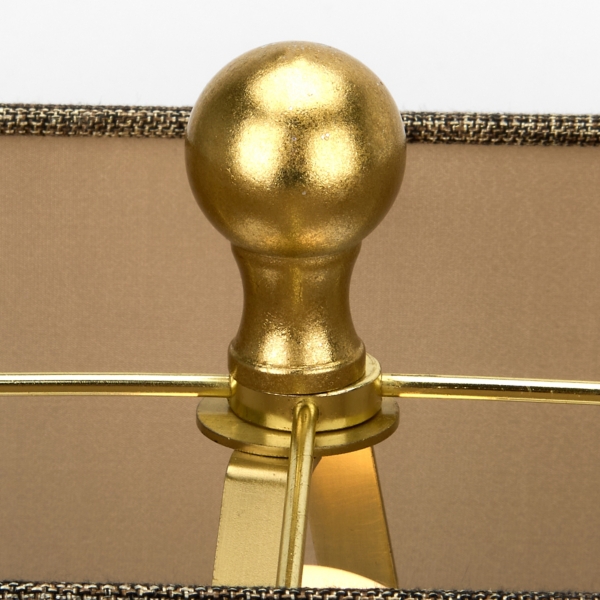 Gold Leaf Reindeer Table Lamp