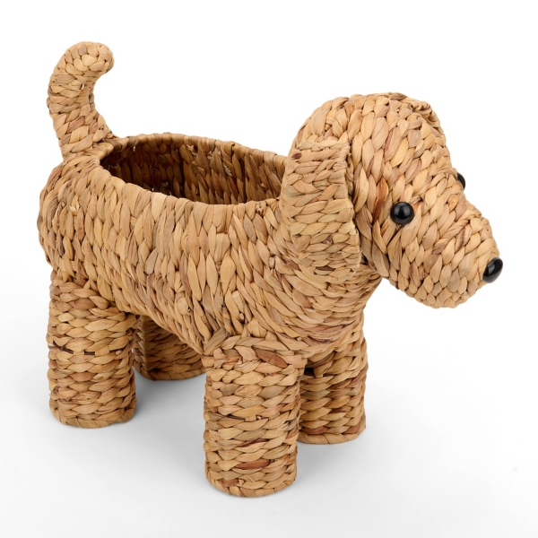 Doodle Woven Hyacinth Basket