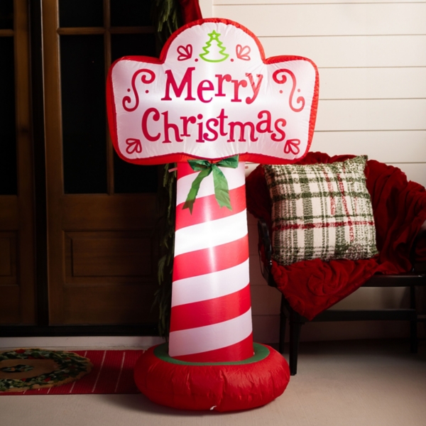 LED Inflatable Merry Christmas Sign