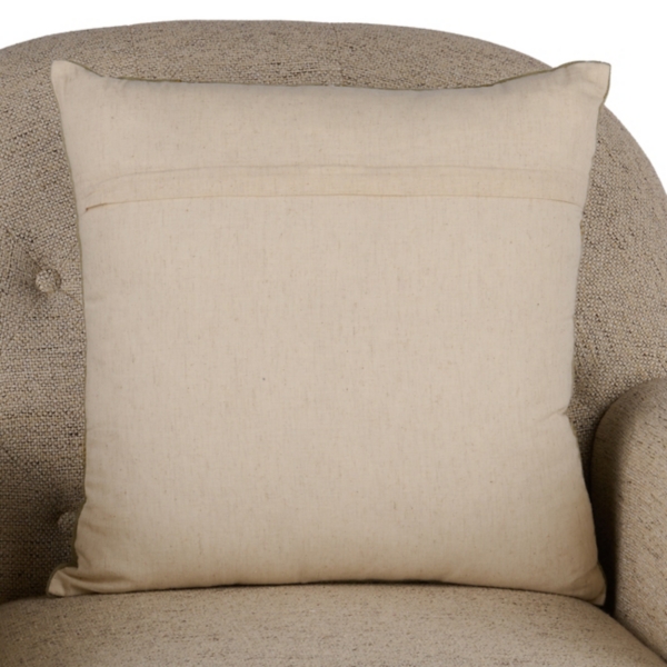 Sage Velvet Floral Bow Pillow