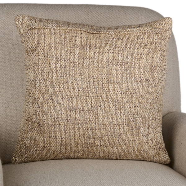 Brown Wool Loose Knit Pillow