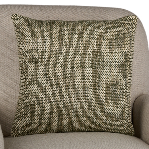 Green Wool Loose Knit Pillow