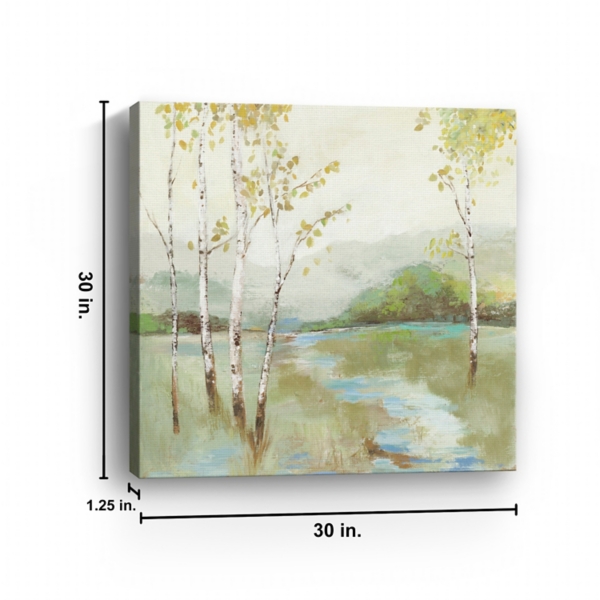 Calm River Canvas Art Print, 30x30