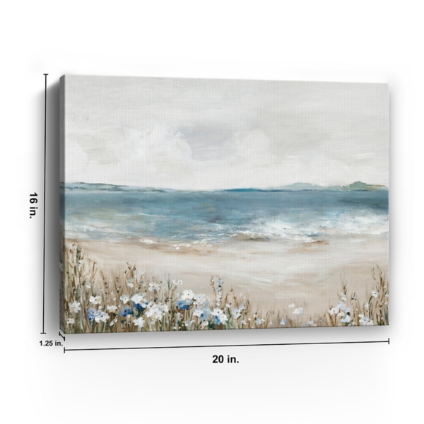 Shoreline Splendor Canvas Art Print