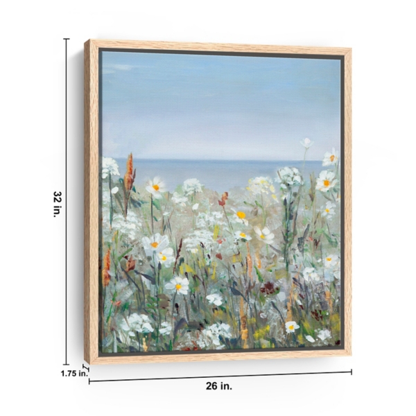Wild Sea Breeze Framed Canvas Art Print, 26x32