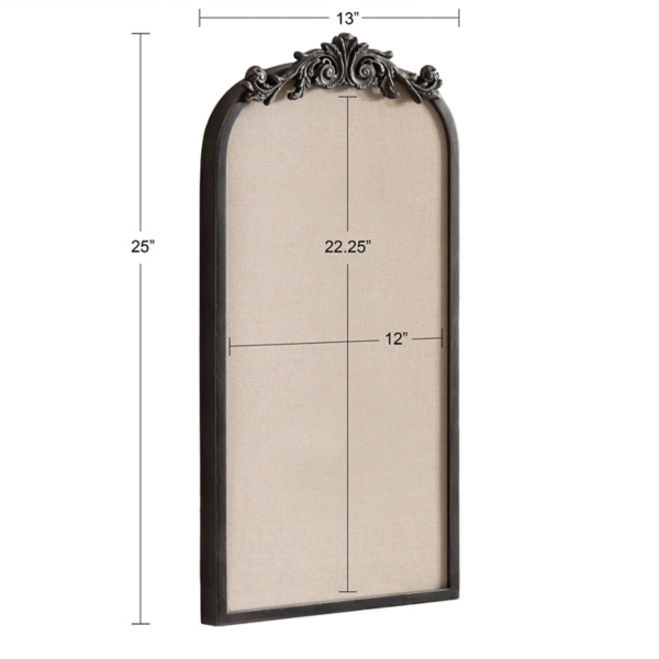 Black Arendahl Arched Pinboard