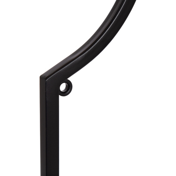 Black Metal Ciel Wall Shelf