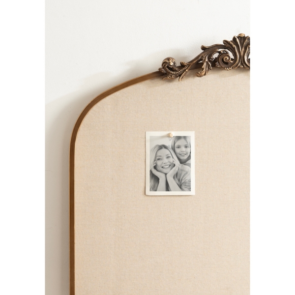 Gold Arendahl Arched Pinboard, 30x24