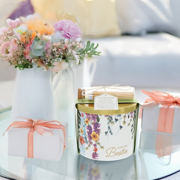 Love You Bestie Soy Wax Vanilla Candle