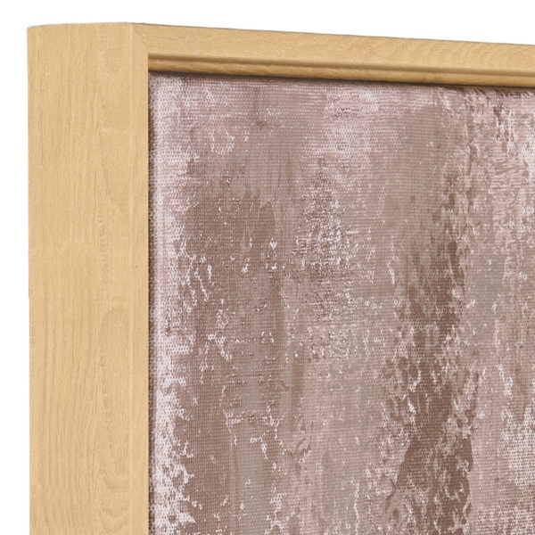 Gray Textured Abstract Framed Canvas Art Print