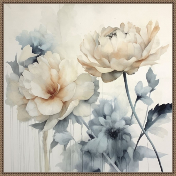 Blooms of Inspiration II Canvas Art Print, 30x30