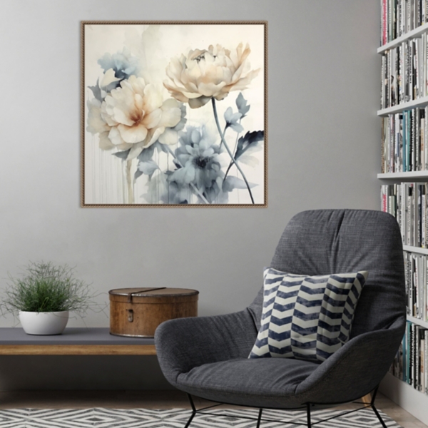 Blooms of Inspiration II Canvas Art Print, 30x30