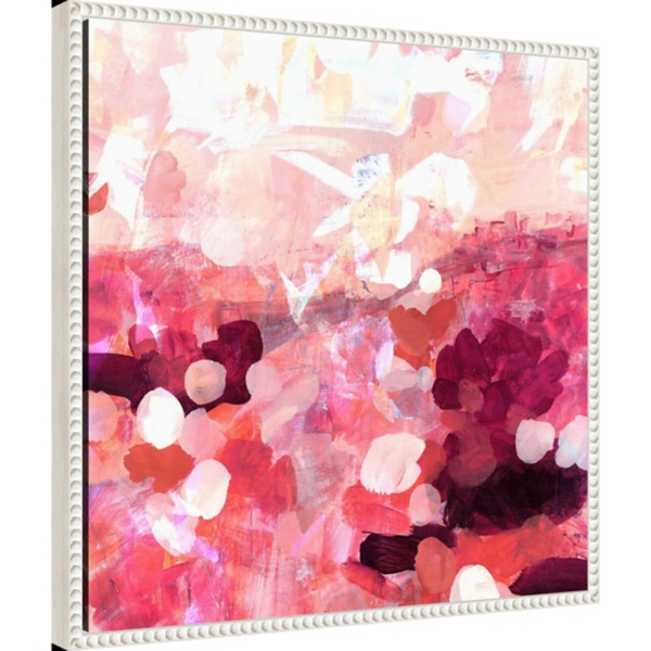 Pink Balloons Framed Canvas Art Print