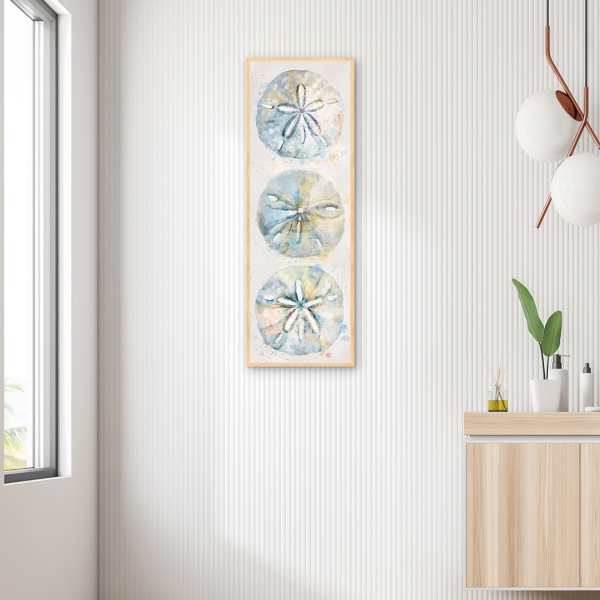 Shell Panel II Framed Canvas Art Print