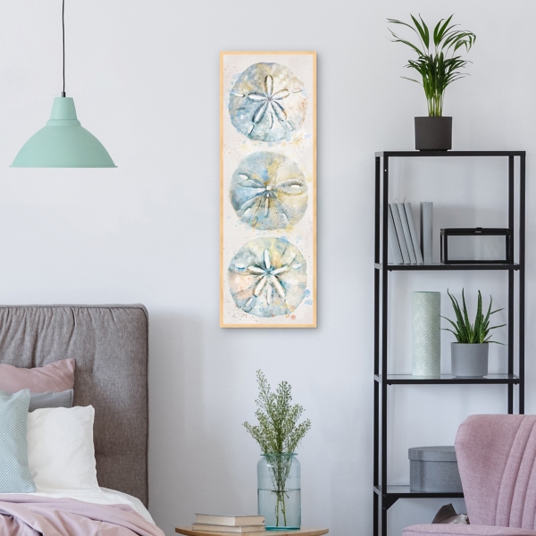 Shell Panel II Framed Canvas Art Print