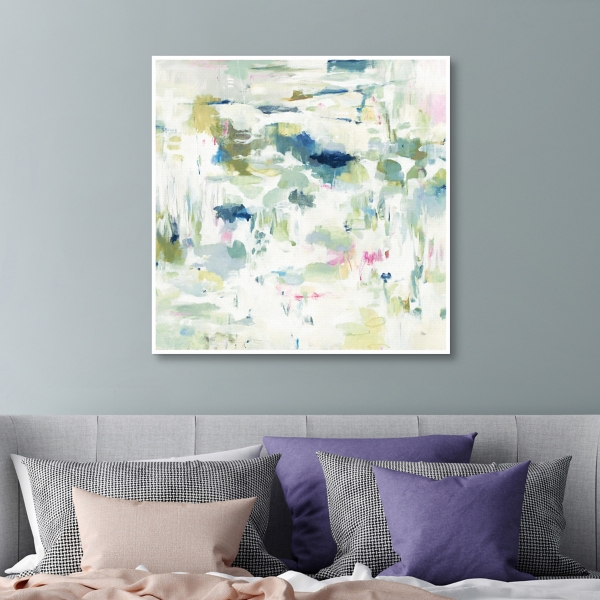 Abstract Reflections Framed Canvas Art Print