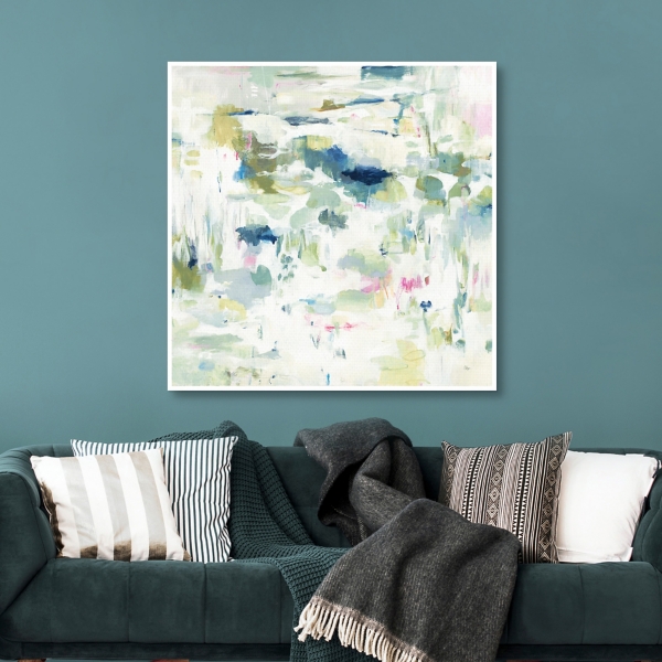 Abstract Reflections Framed Canvas Art Print