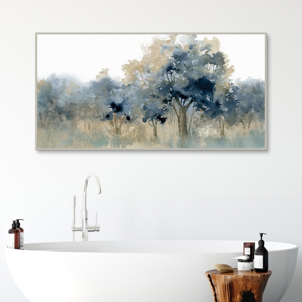 Water's Edge Panel Framed Canvas Art Print