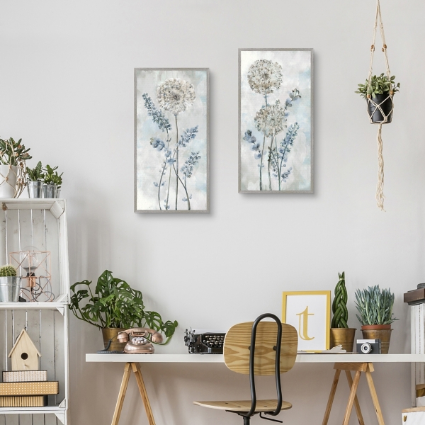 Garden Heights Framed Canvas Art Prints, Set of 2