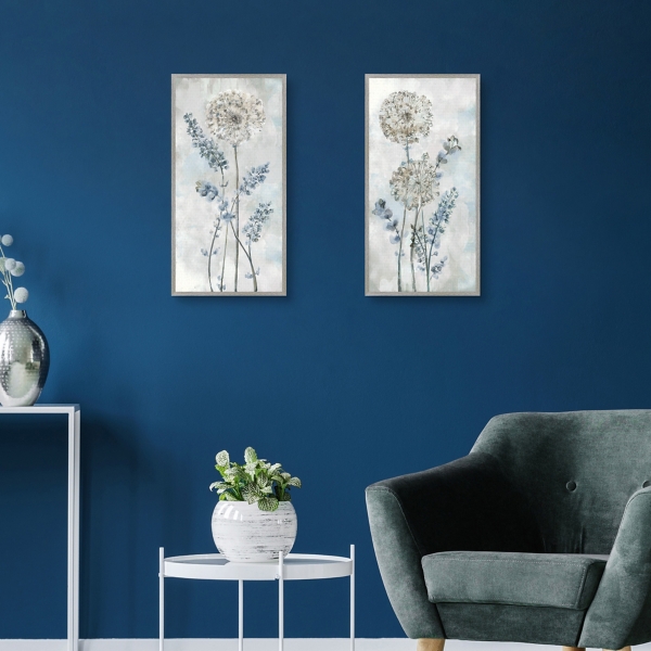 Garden Heights Framed Canvas Art Prints, Set of 2