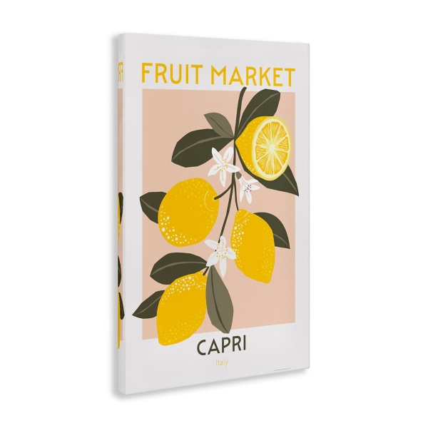 Fruit Market Lemon Branch Canvas Art Print, 20x30