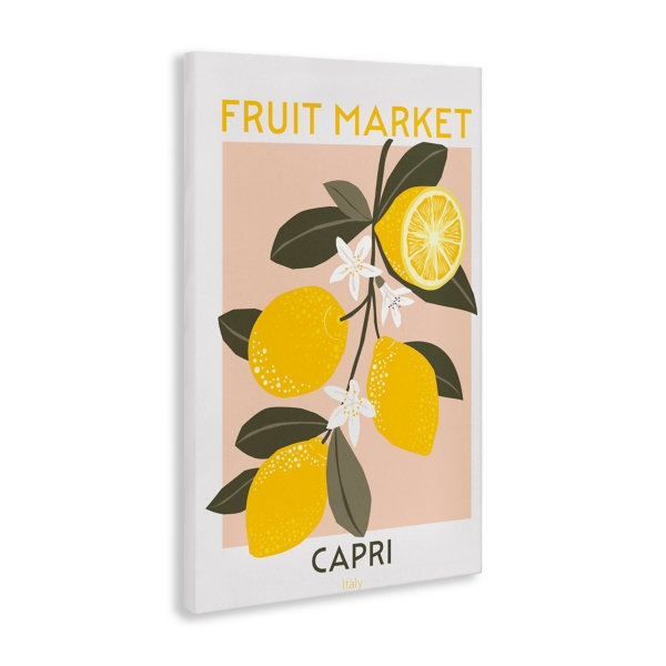 Fruit Market Lemon Branch Canvas Art Print, 20x30