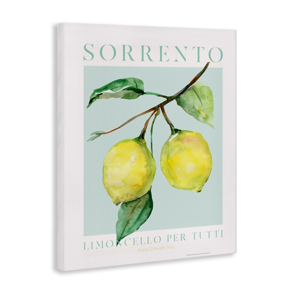 Sorrento Lemon Branch Canvas Art Print, 24x30