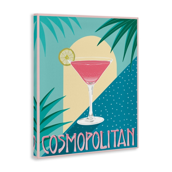 Cosmopolitan Palm Leaves Canvas Art Print, 24x30