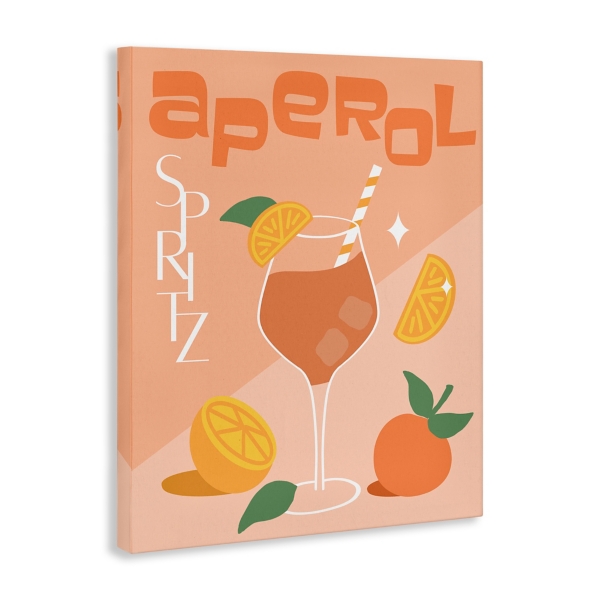 Aperol Spritz Canvas Art Print, 24x30