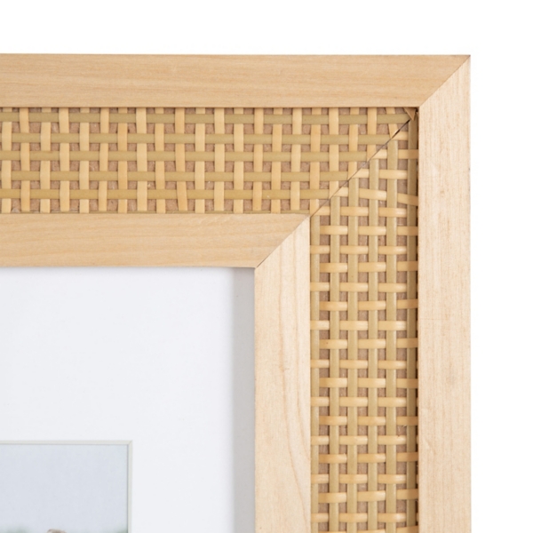 Corah Natural Rattan 2-pc. Gallery Wall Frame Set