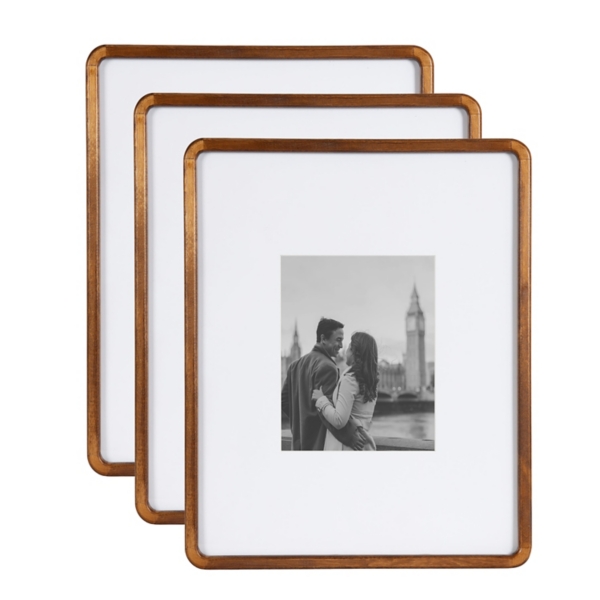 Inglewood Walnut 3-pc Gallery Wall Frame Set, 8x10 | Kirklands Home