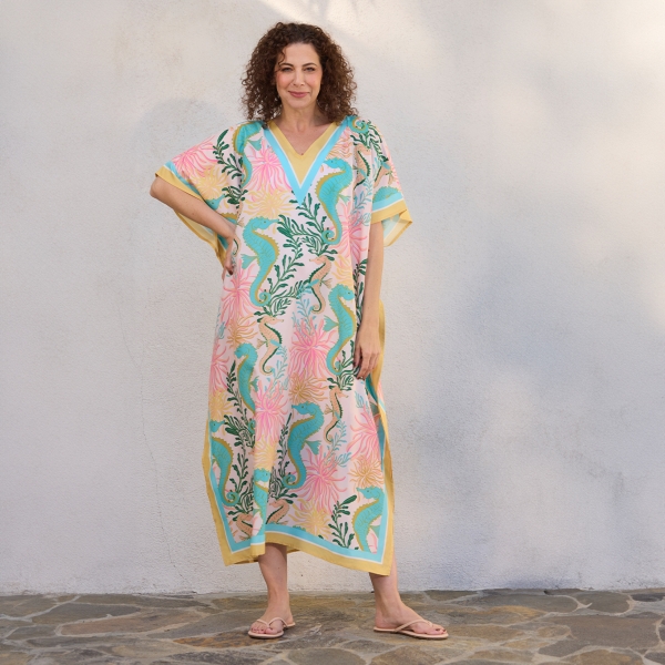 Seahorses One Size Caftan