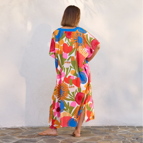Jolies Fleurs One Size Caftan