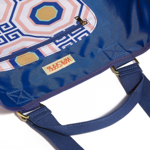 Greek Key Tile Tote Bag