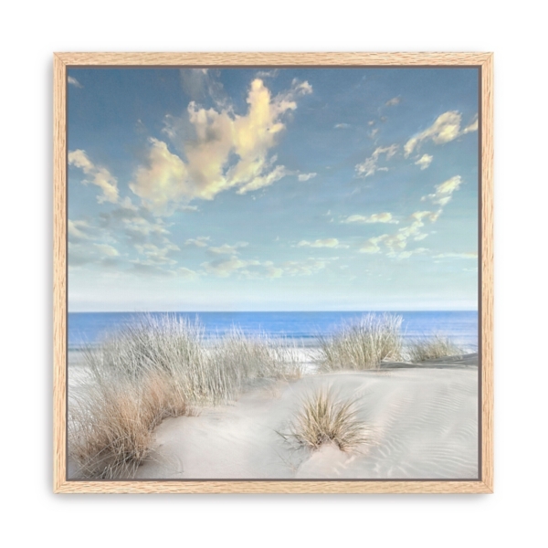 Smooth Sands I Framed Canvas Art Print, 30x30