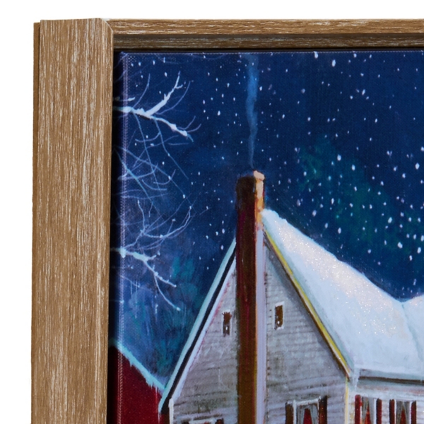 LED Mabels Barn Framed Canvas Art Print
