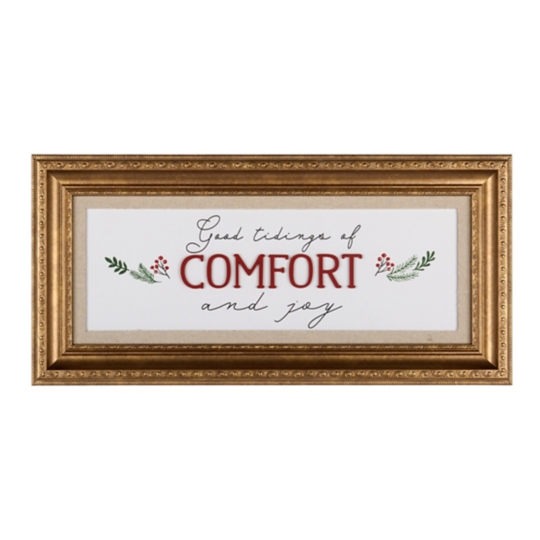 Tidings of Comfort and Joy Wall Plaque | Kirklands Home