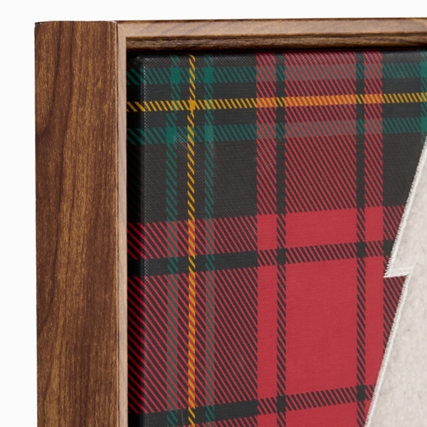 Tis The Season Boucle Tree Framed Canvas Print