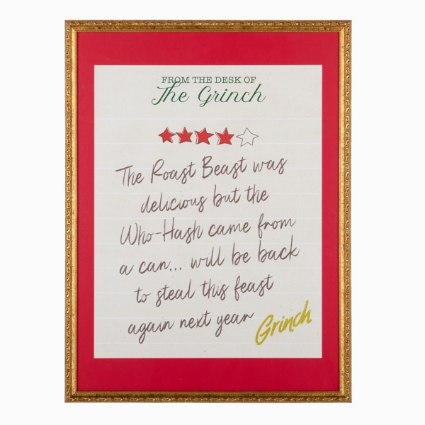 From the Desk of the Grinch Wall Plaque | Kirklands Home