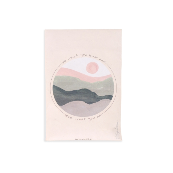 Do What You Love Wood Floral Sachet