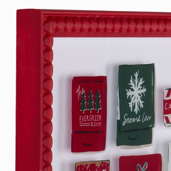 Christmas Matchbooks Framed Art Print