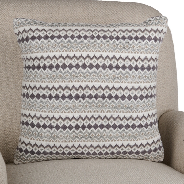 Gray Knit Lorainne Pillow